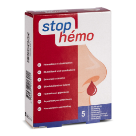 Ouate hémostatique Stop Hémo, stérile, Paquet de 5 unités