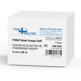 Pansement de fixation FIWA elast krepp haft, blanc