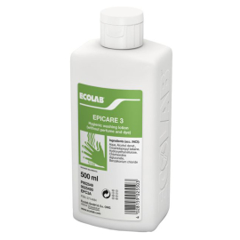 Epicare 3 von Ecolab, Hygienische Waschlotion ohne Parfum, Spenderflasche à 500 ml