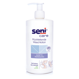 Lotion lavante hydratante SENI Care, pour tout le corps et les zones intimes SENI Care, Lotion lavante hydratante, Bouteille de 500 ml