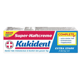 Crème super-adhésive Kukident, extra forte, Tube de 47 ml