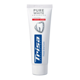 Dentifrice TRISA Pure White, Tube de 75 ml
