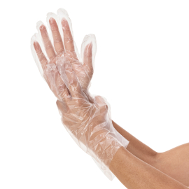Einweg-HDPE-Handschuhe DELTASAFE®, Einheitsgrösse, transparent, Beutel à 100 Stück